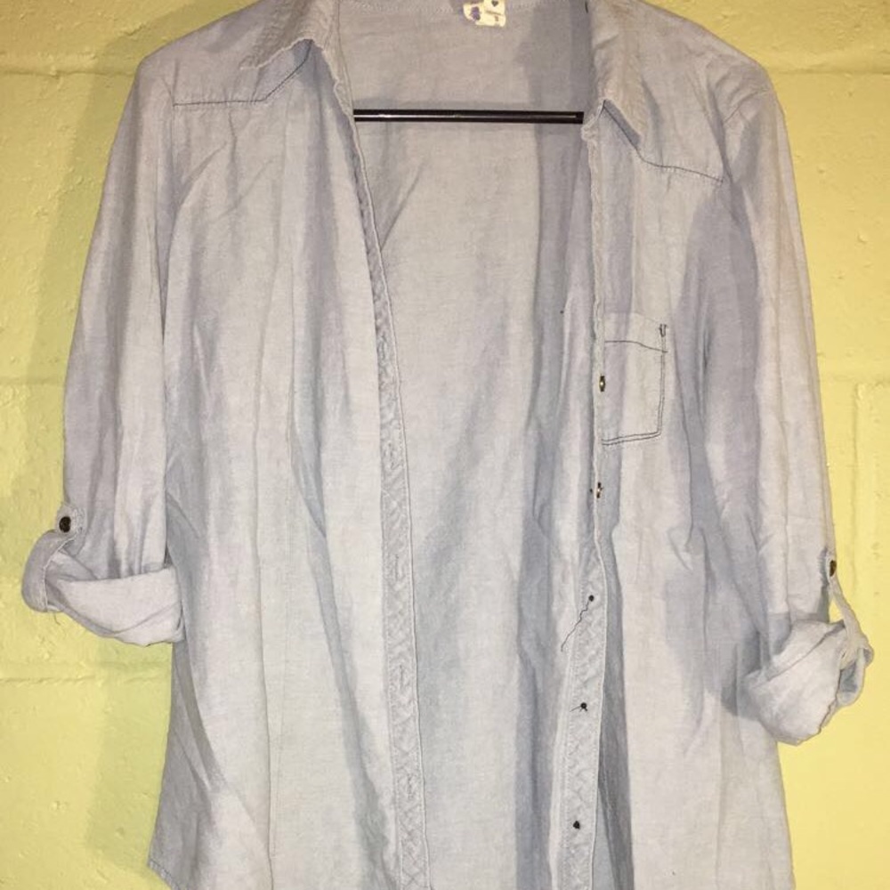 Light Jean cardigan